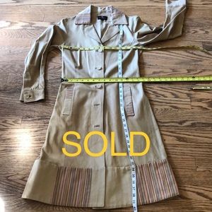 Chill is in the air; perfect ETRO leather duster